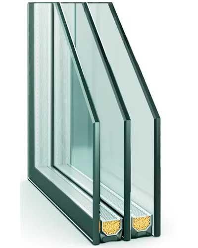 Двухкамерный стеклопакет