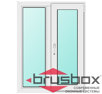 Окно с двумя створками в Радошковичах Окно с двумя створками