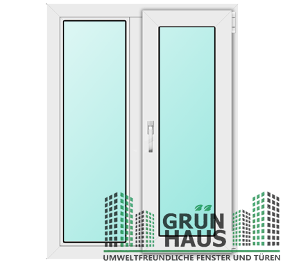 Окно ПВХ Grünhaus две створки в Радошковичах Окно ПВХ Grünhaus две створки